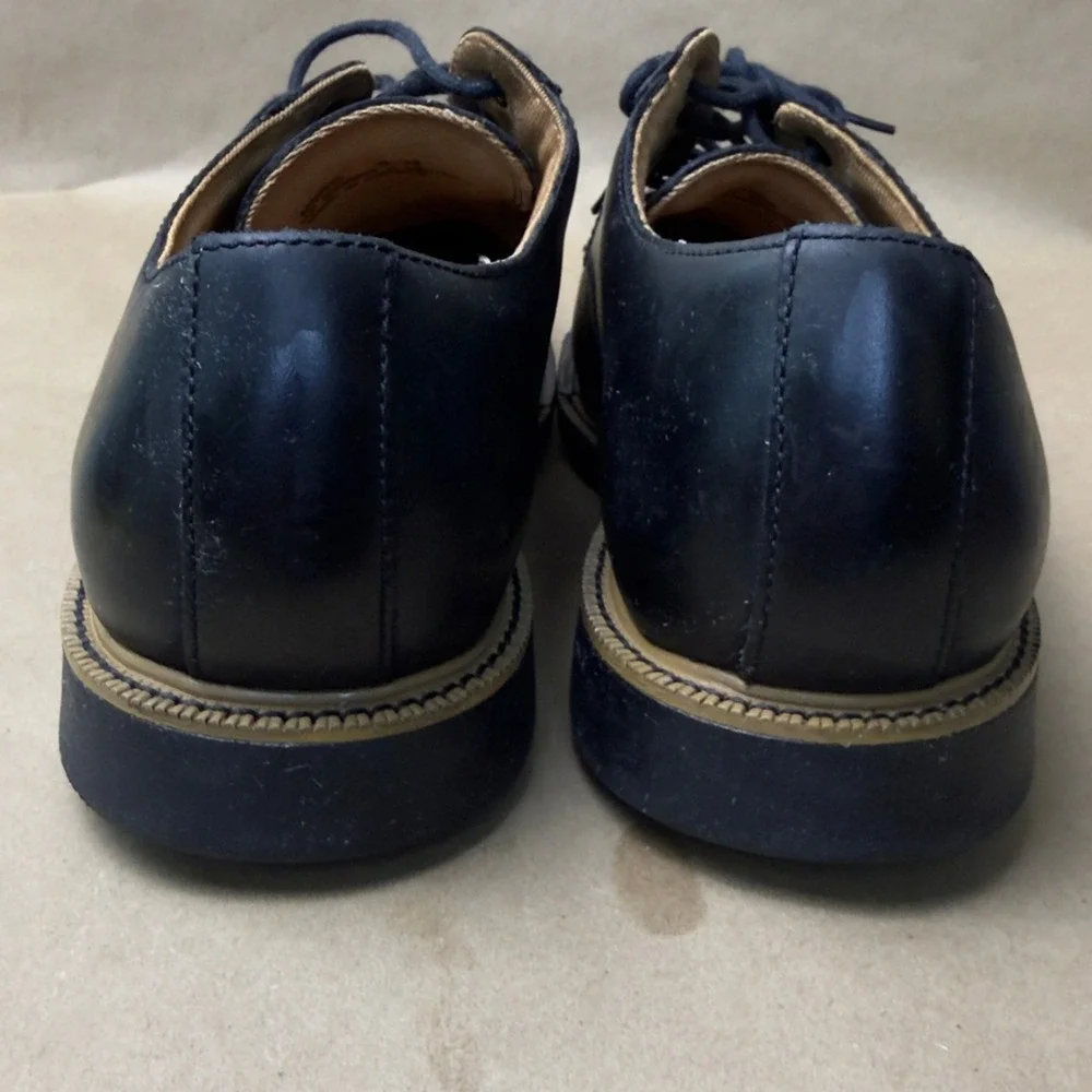 Cole‎ Haan Grand.OS Mens C22001 Black Leather Derby Shoes Size 8 M